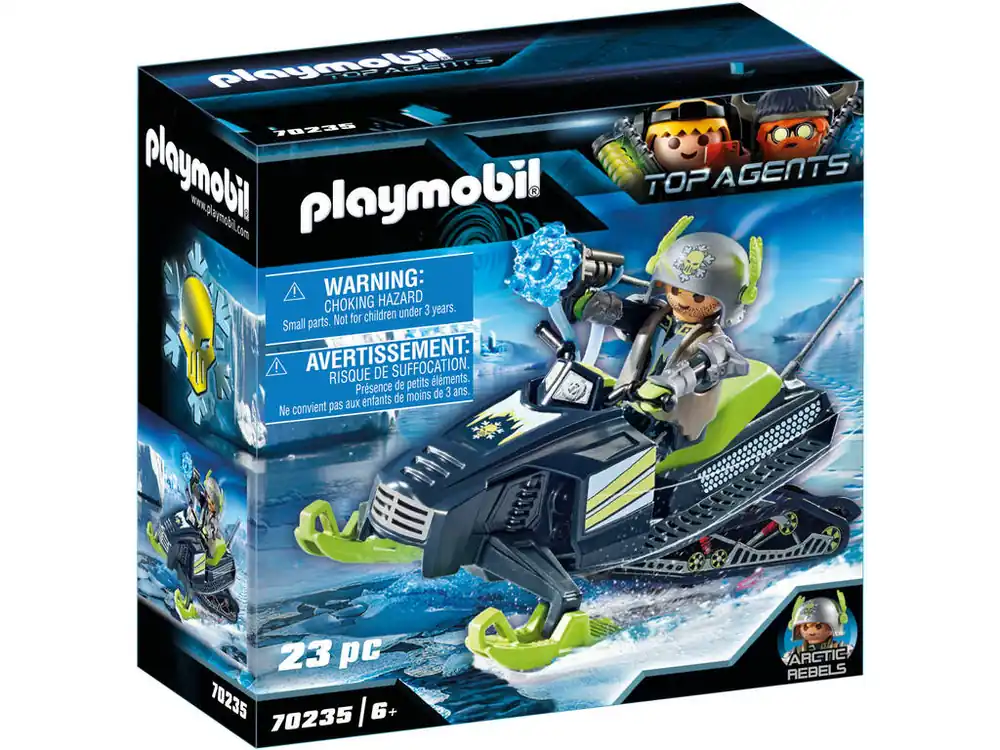 Playmobil TopAgents Artic Rebels Moto Ghiaccio 70235